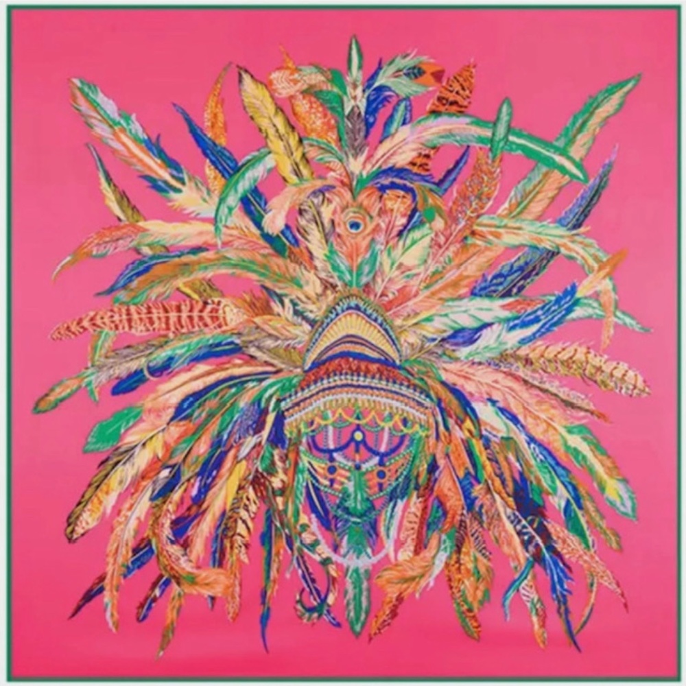 ‼️SALE‼️ NWT 100% PURE SILK PRINT SCARF BIG STOLEN SHAWL
